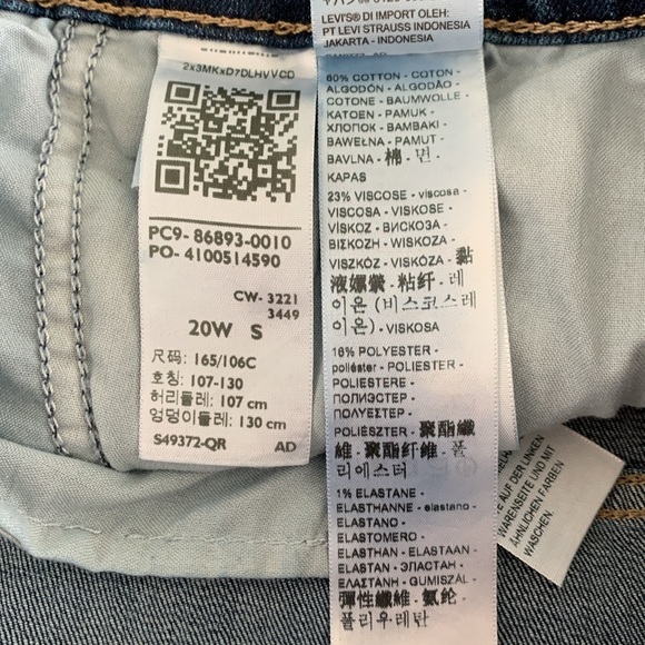 Levi’s 725 High Rise Bootcut 20W Short - Picture 14 of 14